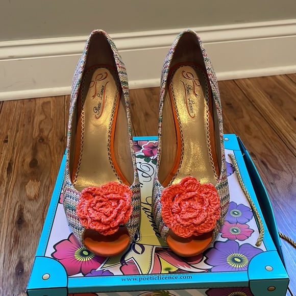 Last Chance! Poetic Licence “All Mixed Up” Heels 9 - Picture 2 of 11
